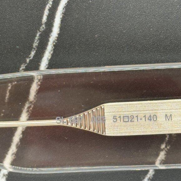 NEW SAINT LAURENT SL697 003 CLEAR GRAY SUNGLASSES SAINT LAURENT SL 697 003 - Picture 6 of 8